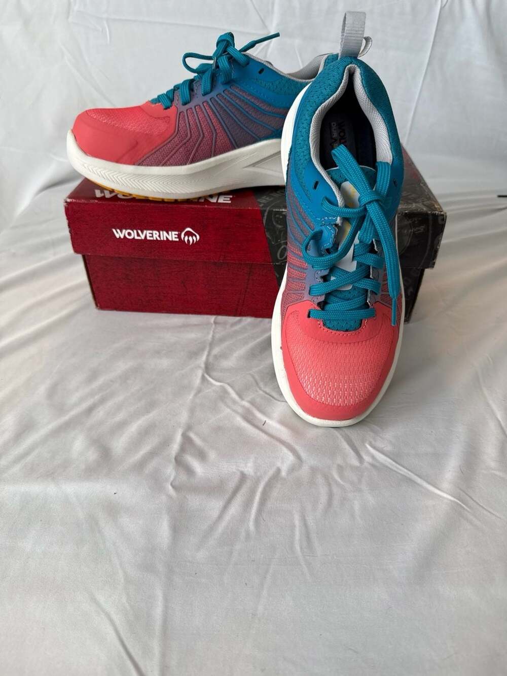 Wolverine Women's Bolt DuraShocks DuraSpring Comp Toe Safety Work Shoes 7.5